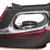 CHI Steam Iron for Clothes with Titanium Infused Ceramic Soleplate, 1700 Watts, Retractable Cord, 3-Way Auto Shutoff, 400+ Holes, Professional Grade, Silver (13106)