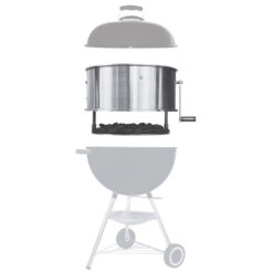 Caliente 4001.0012 Argentine/Tuscan Style Grill Kit (Universal for 22.5” Weber-Style Grills)