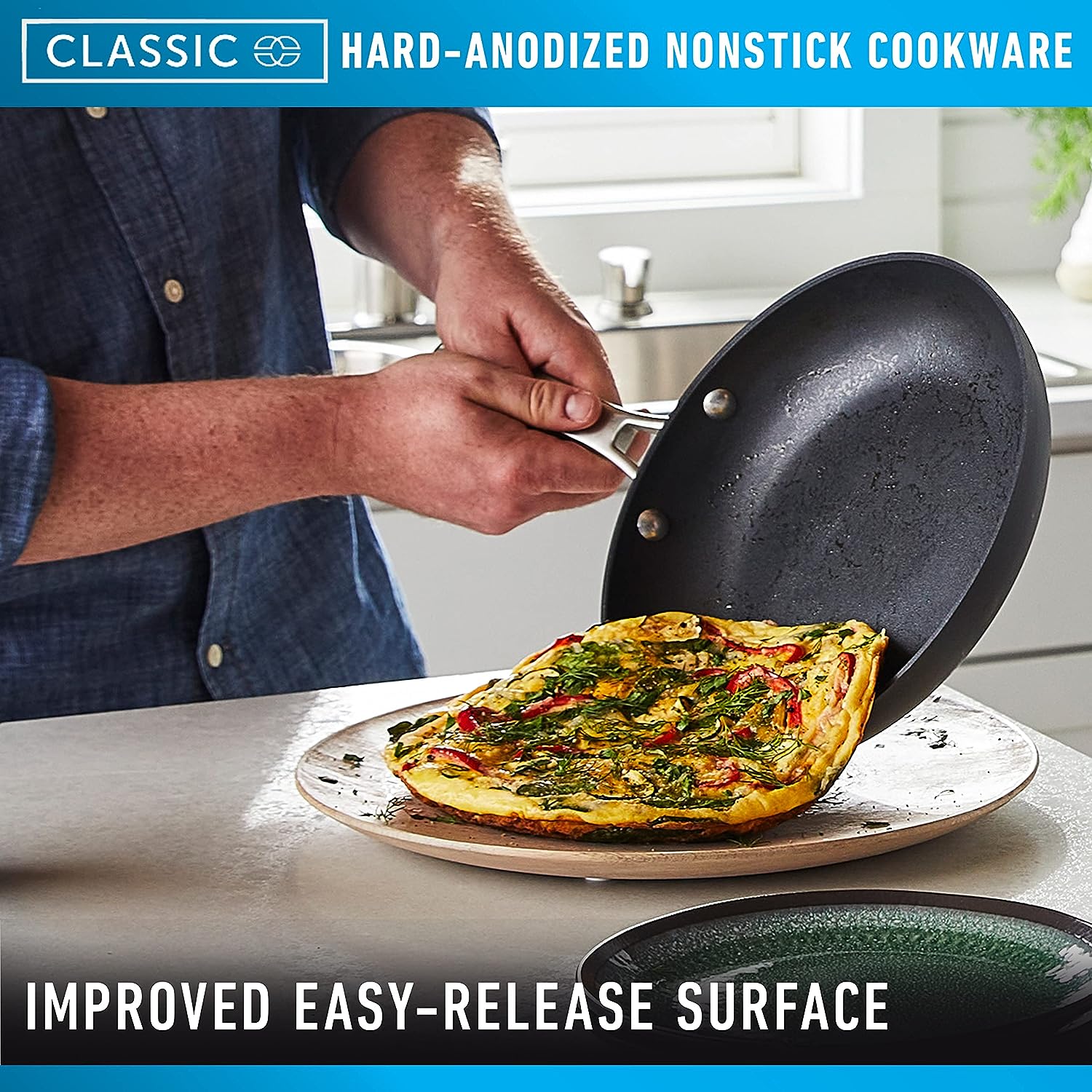 10-Piece Hard Anodized Nonstick Cookware Set
