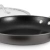 Calphalon Nonstick Frying Pan with Lid and Stay-Cool Handles, Dishwasher and Metal Utensil Safe, PFOA-Free, 12-Inch, Black