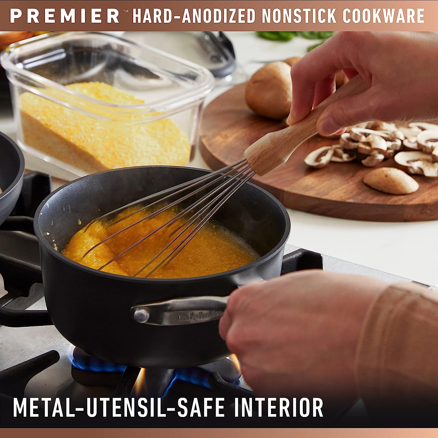 Calphalon Classic Hard-Anodized Nonstick Cookware Set, 11 pc. - Grey