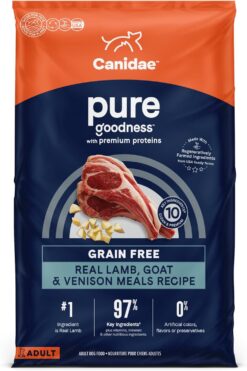 Canidae Pure Real Lamb, Goat & Venison Meals Recipe Adult Dry Dog Food, 24 lbs.
