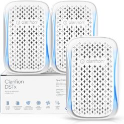 Clarifion - DSTx 2.0 Portable Air Purifier (3 Pack) - Plug In Air Ionizer HEPA Air Filter, Mini Personal Air Purifiers For, Bedroom and Pets Helps With Dust, Smoke, Airborne Dust and Odors