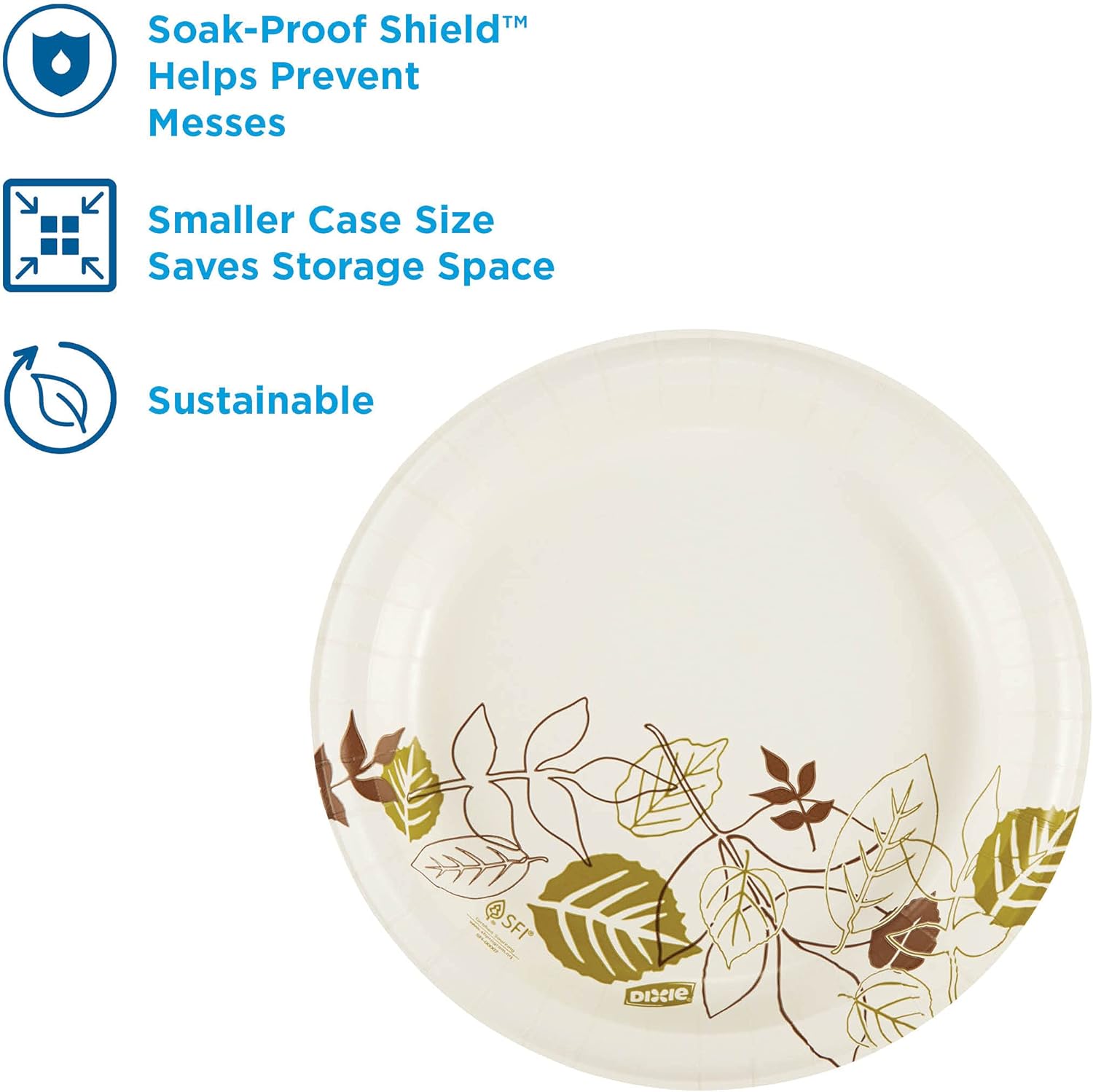 Georgia-Pacific Dixie 8.5 Medium-Weight Paper Plates by GP PRO