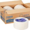 Dixie Basic 8.5" Light-Weight Paper Plates by GP PRO (Georgia-Pacific), White, DBP09W, 500 Count (125 Plates Per Pack, 4 Packs Per Case)