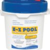 E-Z Pool Weekly All in 1 Concentrated Outdoor Swimming Pool Care Solution Blend with Copper Sulfate and Oxygen Enriching Formula, 10 Pound Bucket