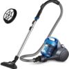 EUREKA Whirlwind Bagless Canister Vacuum Cleaner, Lightweight Vac for Carpets and Hard Floors, w/Filter, Blue