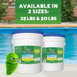 EcoClean Solutions Green Gobbler pH Down Pool & Hot Tub Spa pH Reducer pH decreaser Sodium Bisulfate 25 lb Pail