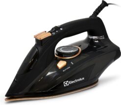 Electrolux Professional Steam Iron for Clothes, 1700-Watts Clothing Iron with Rapid Heat, Adjustable Steamer and Self-Clean Ceramic Soleplate - Black