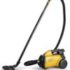 Eureka 3670M Canister Cleaner, Lightweight Powerful Vacuum for Carpets and Hard floors, w/ 5bags,Yellow