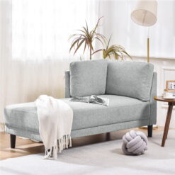Euroco Modern Fabric Corner Lounge Chair 65