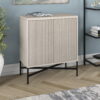 Evelyn&Zoe Modern/Contemporary 28" Wide Alder White Accent Cabinet