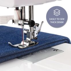 FEIYUE FYe310, Sewing Machine with Accessory Kit, 105 Stitch Applications, 100W Servo Motor, Heavy Duty Interior Metal Frame, Dual LED Lights, Easy to Use (White)