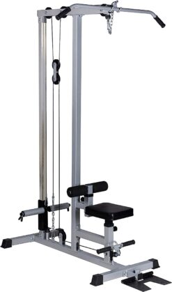 GDLF LAT Pull Down Machine Low Row Cable Fitness Exercise Body Workout Strength Training Bar Machine