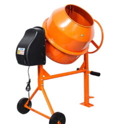 GIVIMO 4.2 Cu Ft Electric Concrete Mixer Portable Cement Mixing Machine for Stucco, Mortar Seeds with Wheel and Stand