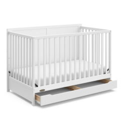Graco® Melrose 5-in-1 Convertible Baby Crib with Drawer, White