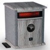 Heat Storm Logan Deluxe Infrared 1500W Heater, Indoor, Gray, HS-1500-ILODG