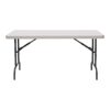Iceberg - 65513 30" x 60" Folding Table, Platinum, IndestrucTable TOO 500 Series (MADE IN USA)
