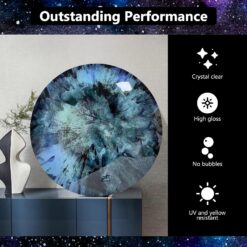 KISREL Epoxy Resin 1.5Gallon - Crystal Clear Epoxy Resin Kit - No Yellowing No Bubble Art Resin Casting Resin for Art Crafts, Jewelry Making, Wood & Resin Molds(0.75Gallon x 2)