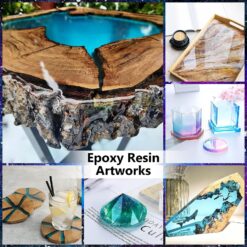 KISREL Epoxy Resin 1Gallon - Crystal Clear Epoxy Resin Kit (0,5 Gallon x 2)