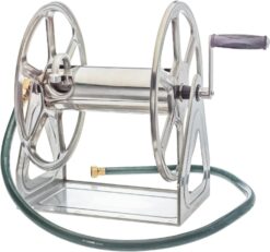Liberty Garden Products 709-S2 Hose Reel, Stainless Steel