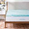 Linenspa 3 Inch Mattress Topper King - Gel Swirl Memory Foam King Mattress Topper – CertiPUR-US Certified - King Foam Pad