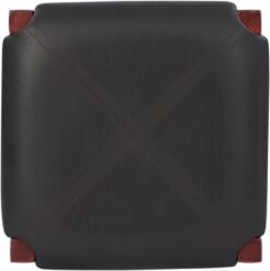 Linon Brown 3-Piece Table Faux Marble Tavern Set