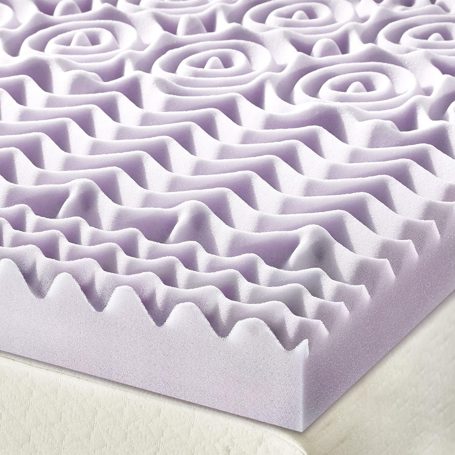 Deco Gear 3-Inch Memory Foam Mattress Topper with Lavender Infused Scent &  Reviews