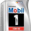 Mobil 1 94002 15W-50 Synthetic Motor Oil - 1 Quart (Pack of 6)
