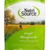 NutriSource Weight Management Dry Dog Food, Chicken and Chicken Meal, 26LB