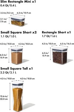 OXO Good Grips 5-Piece POP Container Set