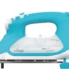 Oliso TG1600 Pro Plus 1800 Watt SmartIron with Auto Lift - for Clothes, Sewing, Quilting and Crafting Ironing Diamond Ceramic-Flow Soleplate Steam Iron, Turquoise