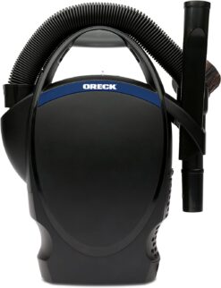 Oreck Ultimate Hand Held Bagged Canister Vacuum Cleaner, Corded and Lightweight, for Home and Car, Black, CC1600