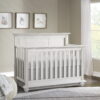 Oxford Baby Langston 4-in-1 Convertible Crib, Weathered White, Wooden Crib