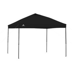 Ozark Trail 10' x 10' Black Instant Outdoor Canopy with UV Protection