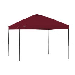 Ozark Trail 10' x 10' Red Instant Outdoor Canopy with UV Protection Material
