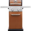 Permasteel 2-Burner Compact Propane Gas Grill with Foldable Sides, Copper