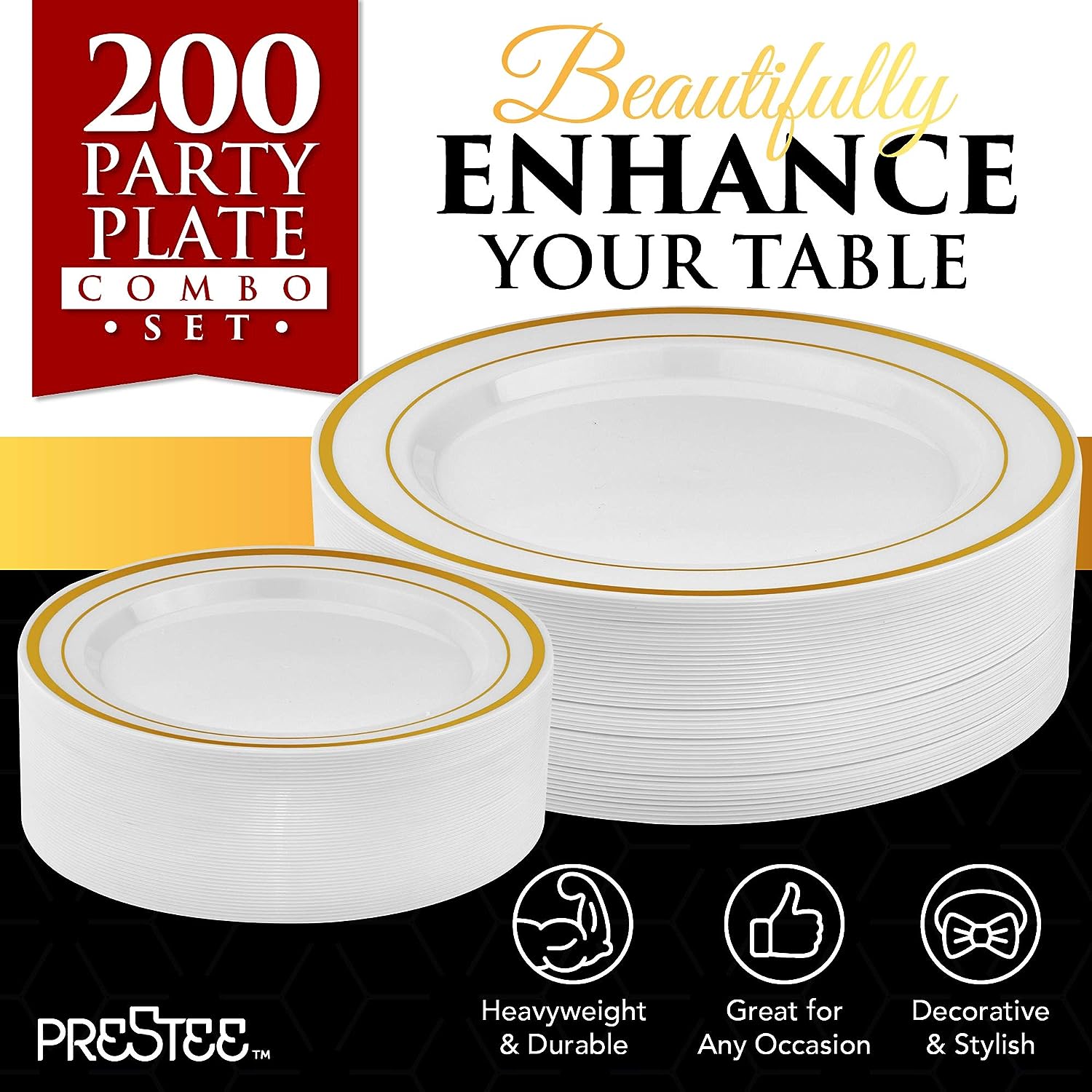 https://bigbigmart.com/wp-content/uploads/2023/09/Prestee-200pc-Gold-Plastic-Plates-100-Dinner-Plates-100-Salad-Plates-White-Gold-Rimmed-Plastic-Plates-Gold-Party-Plates-Disposable-Heavy-Duty-Dessert-Appetizer-Holiday-Wedding-Plates2.jpg