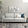 Queer Eye Bradford Sofa, Gray Linen