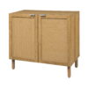 Sango Orre Rattan 2 Door Accent Cabinet, Brown