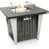 SereneLife Certified 50,000 BTU Pulse Ignition Weatherproof Square Propane Gas Fire Pit Table