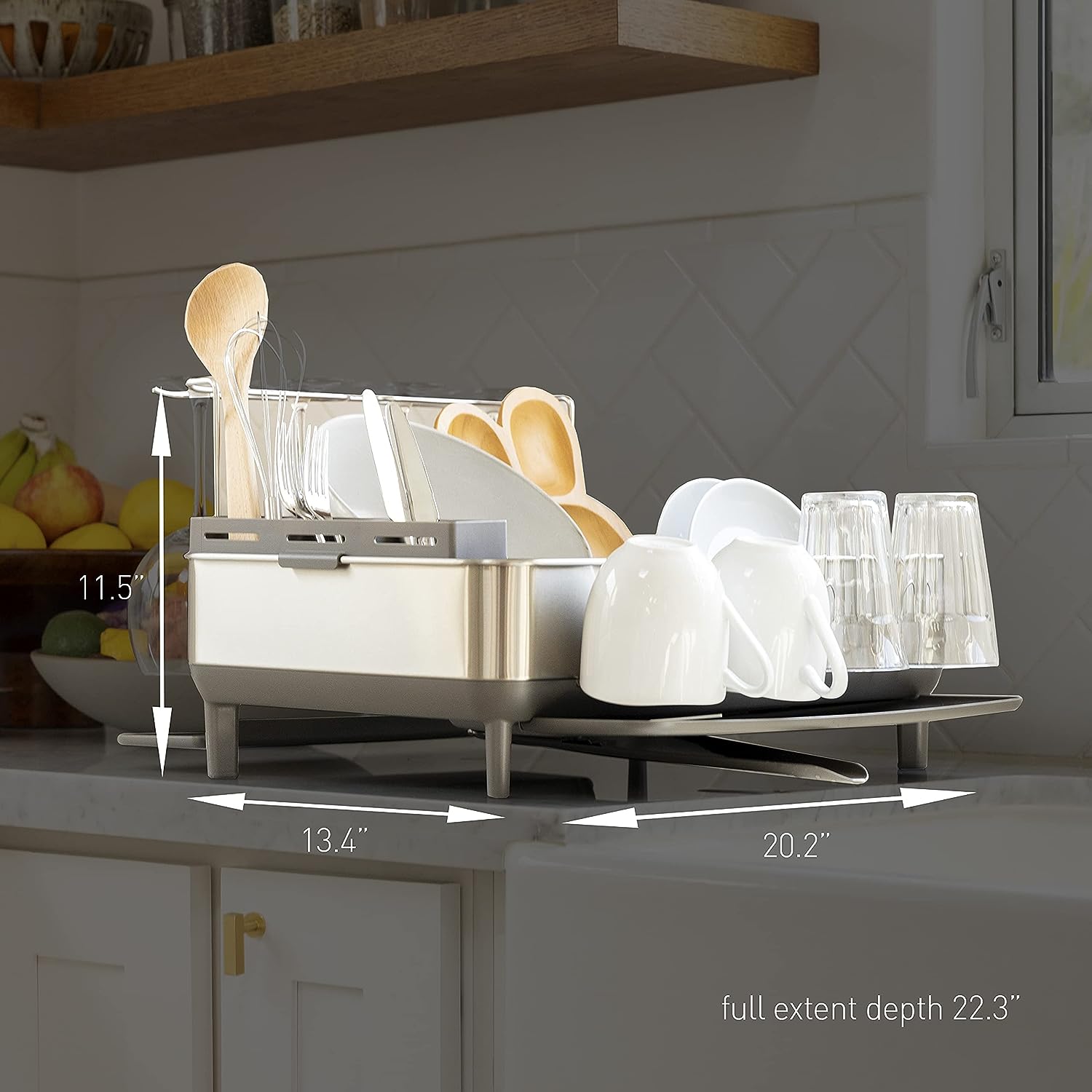https://bigbigmart.com/wp-content/uploads/2023/09/Simplehuman-Kitchen-Dish-Drying-Rack-with-Swivel-Spout-Fingerprint-Proof-Stainless-Steel-Frame-Grey-Plastic0.jpg