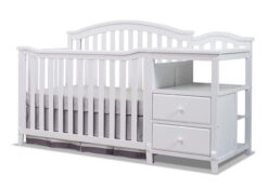 Sorelle Furniture Berkley 4-in-1 Convertible Crib and Changer, White