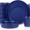 Stone lain Cleo Stoneware Dinnerware Set, 16-Piece Service for 4, Blue