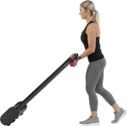 Sunny Health & Fitness Slim Walking Pad Treadmill for Under Desk or Home Office w/Optional Arm Exercisers or Automated Desk