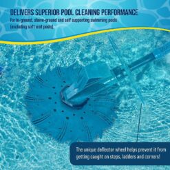 U.S. Pool Supply Octopus Professional Automatic Pool Vacuum Cleaner & Hose Set - Powerful Suction That Removes Swimming Pool Debris