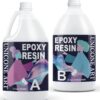 Unicone art Resin Epoxy Craft Kit 1 Gallon Epoxy Resin Kit (.5 Gal Resin + .5 Gal Hardener)