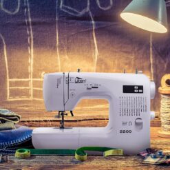 Uten Portable Sewing Machine Computerized Embroidery Sewing Machine with 100 Unique Built-in Stitch and 8 Buttonhole