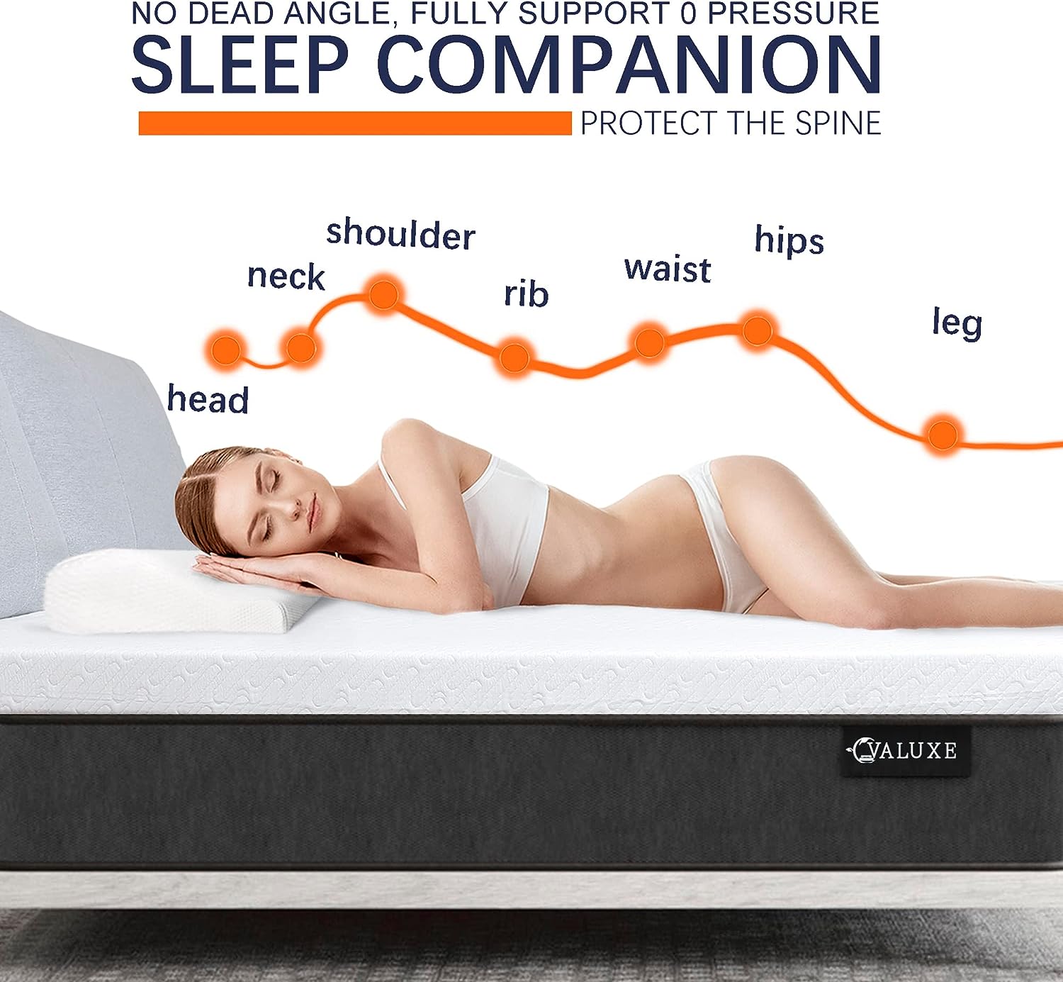 4 inch Non-Slip Design Gel Memory Foam Mattress Topper with Removable &  Washable Cover for Cooling Sleep,Pressure Relief ,CertiPUR-US Certified -  Full