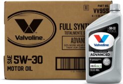 Valvoline Advanced Full Synthetic SAE 5W-30 Motor Oil 1 QT, Case of 6